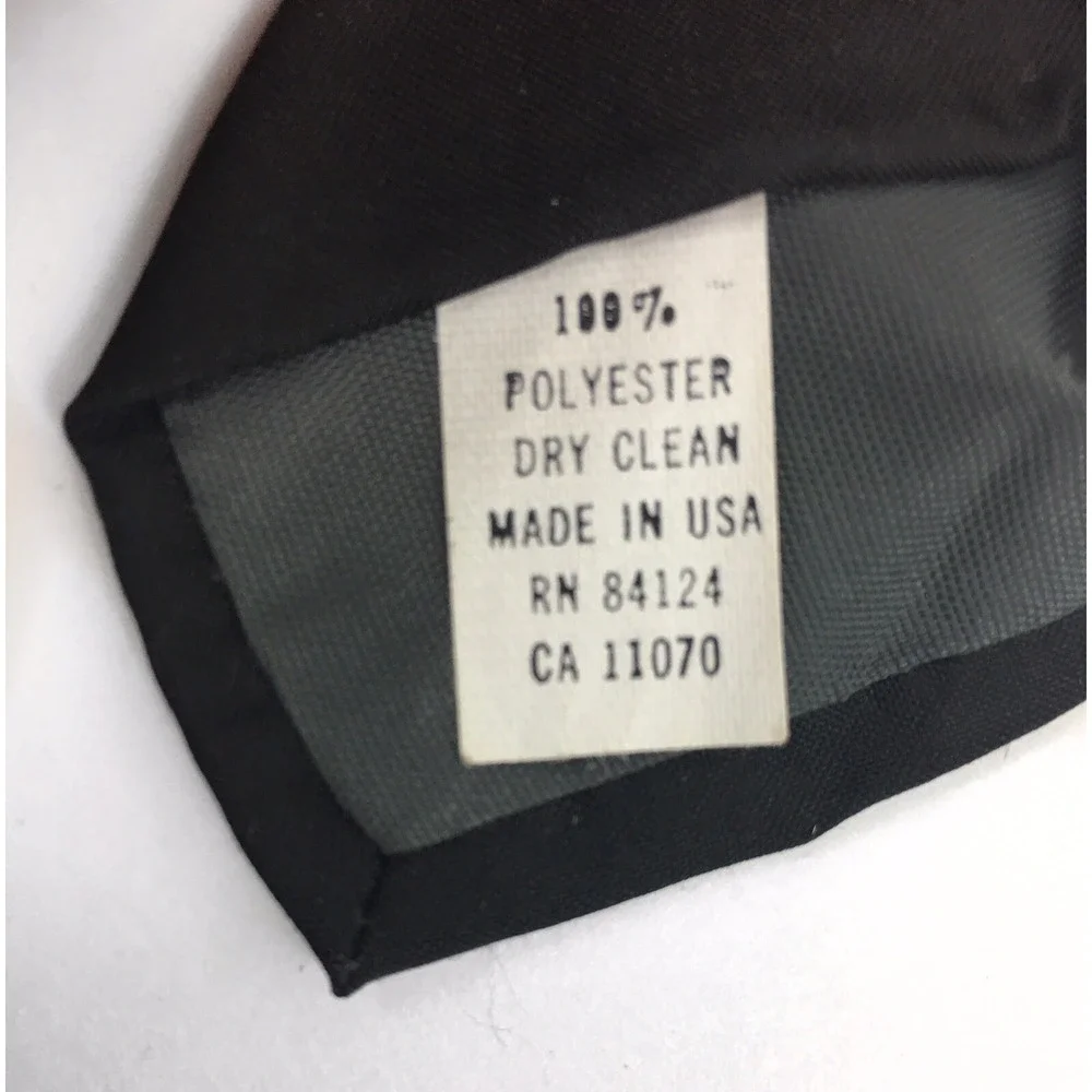 Ralph Marlin Mens Three Stooges Golfing Necktie Black White Larry Moe Curly 1995